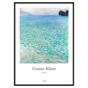 菠蘿選畫所 克林姆 阿特湖 AVAR3416B  黑色  40 x 30cm