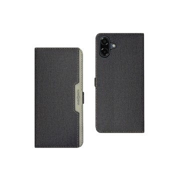 mobimate 三星Samsung Galaxy A07 專用側掀站立皮套-黑