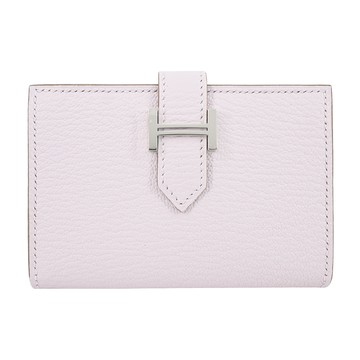 Hermes 愛馬仕 Bearn 邁索爾山羊皮卡夾(09淡紫)