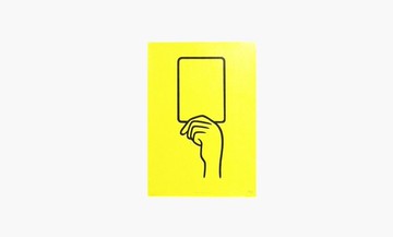 NORITAKE - B3 YELLOW CARD POSTER