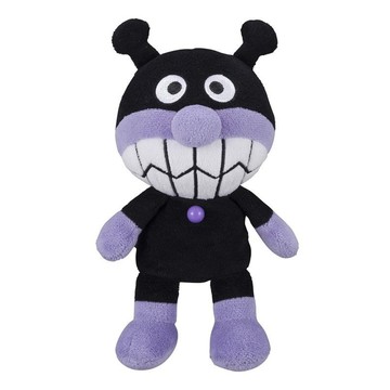 ANPANMAN 麵包超人 小小豆豆布偶 柔軟材質 可愛造型 高還原角色模樣  12cm  S細菌人  1個