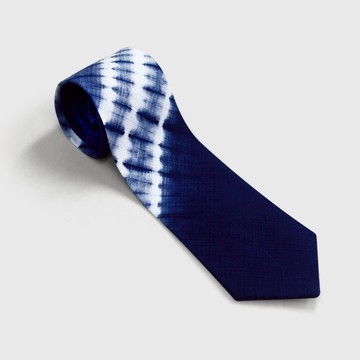 【太平藍】天然藍染領帶｜手工染色・紳士配件・質感送禮