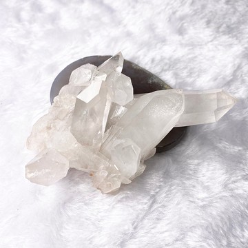 *天賜的禮物* 天然 白水晶 淨化 White Quartz Cluster