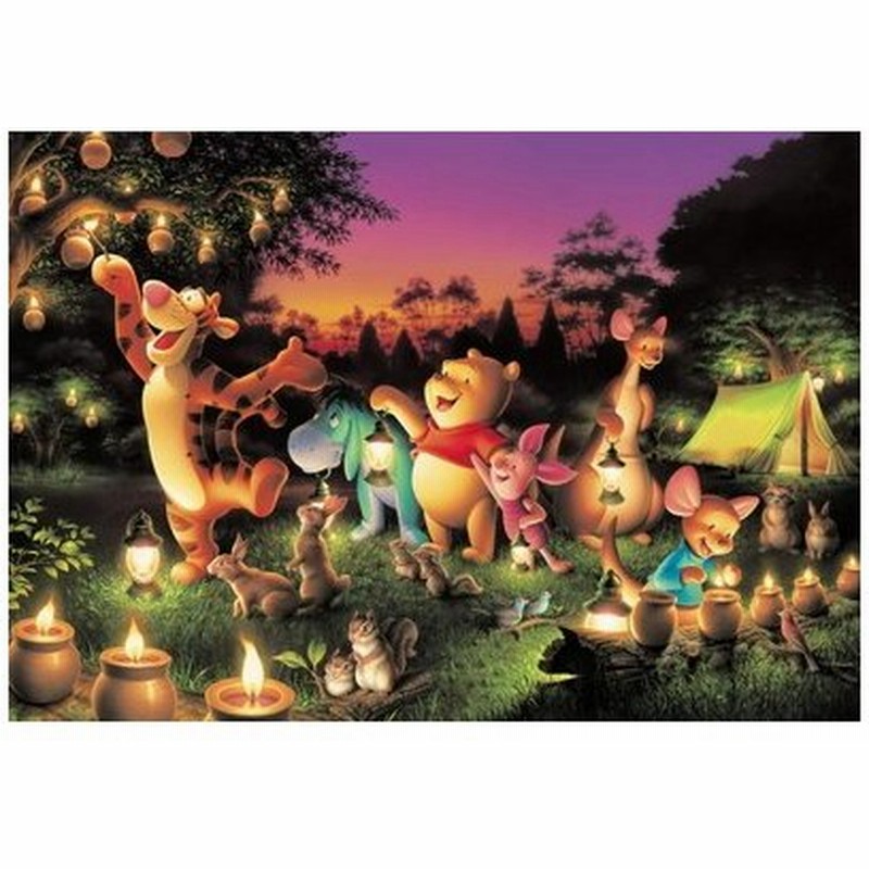 ジグソーパズル 1000ピースディズニー 森のキャンドルパーティー 光るジグソー 51x73 5cm D 1000 270 送料無料 通販 Lineポイント最大0 5 Get Lineショッピング