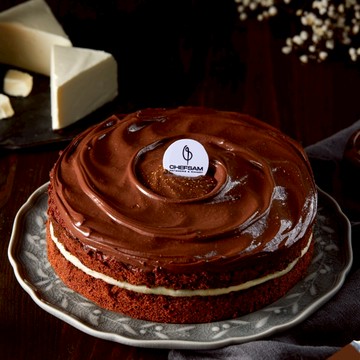 [CHEF SAM] 黑色經典6吋 l 經典巧克力乳酪蛋糕 l 生日蛋糕推薦