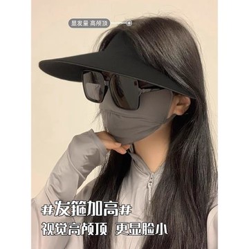 (免運)Classy key日本設計師聯名款無痕一體空頂帽可折疊帽子防曬遮陽帽