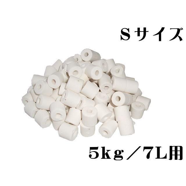 やまと錦魚園 ガラス製リングろ材S 5kg ろ材 淡水魚 海水魚 フィルター