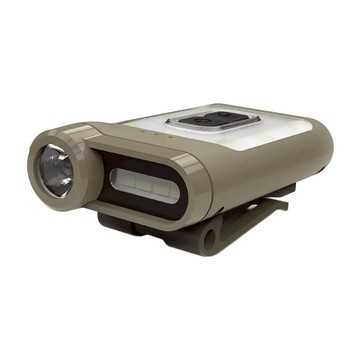 Claymore 65A+ 輕量型夾帽燈 230流明 3小時~19.5小時 650mAh電池  沙色  1個