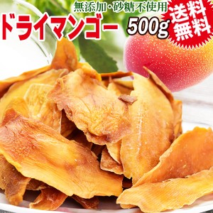 ドライ マンゴー 500g×1袋 ブルキナファソ産 ドライマンゴー 無添加 砂糖不使用 メール便限定 送料無料　お試し