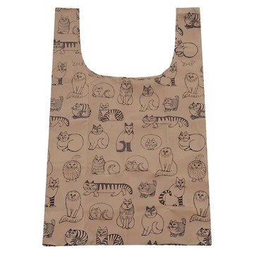 LISA LARSON cat bag 環保袋  貓咪  展開63.5 x 40 x 20cm 收納12 x 12cm