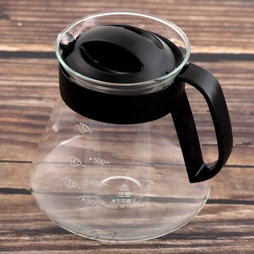 一品川流咖啡壺-600ml-塑膠手把