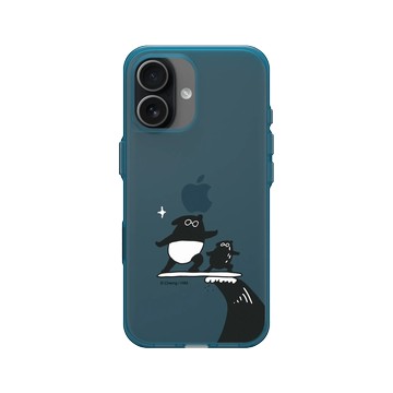 iPhone 17 Clear (相機按鈕) 夜幕藍 - 馬來貘 Laimo - Surfing