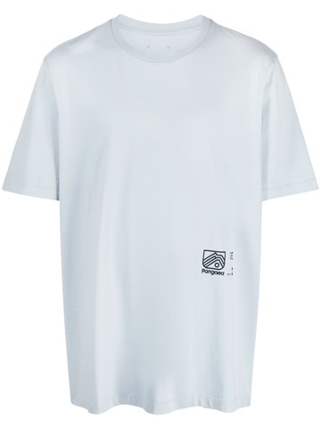 OAMC - photograph-print cotton T-shirt - men - Cotton - M - Blue