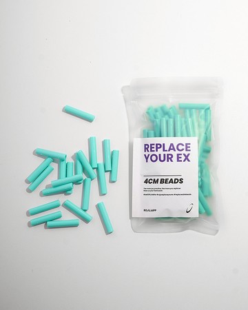 【RYE】跳繩 節拍珠 拍子珠 4cm (重拍-藍)