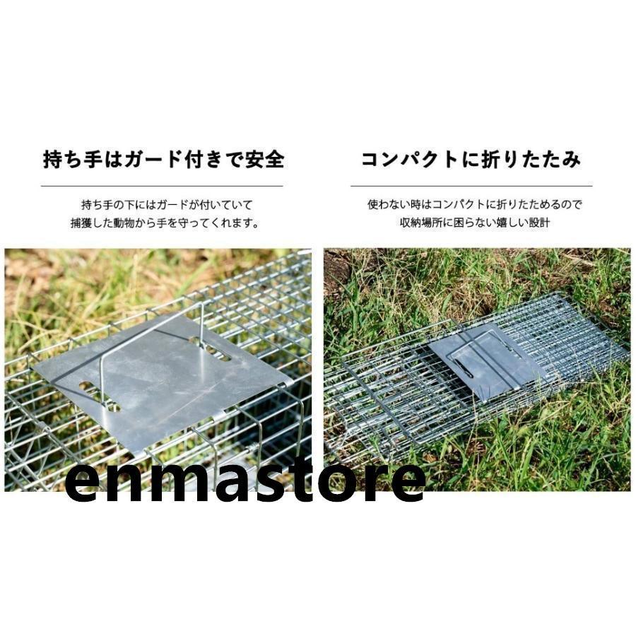 捕獲器 猫 アニマルトラップ トラップ Mサイズ 駆除 捕獲 踏板式 捕獲機 動物 罠 保護 庭 農業 アニマルキャッチャー LB-201