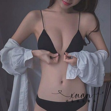 Xuan♥透氣無鋼圈前扣內衣 薄款性感小胸集中爆乳無痕內衣超薄夏天內搭小背心 深V集中內衣 學生無鋼圈一片式 小可愛