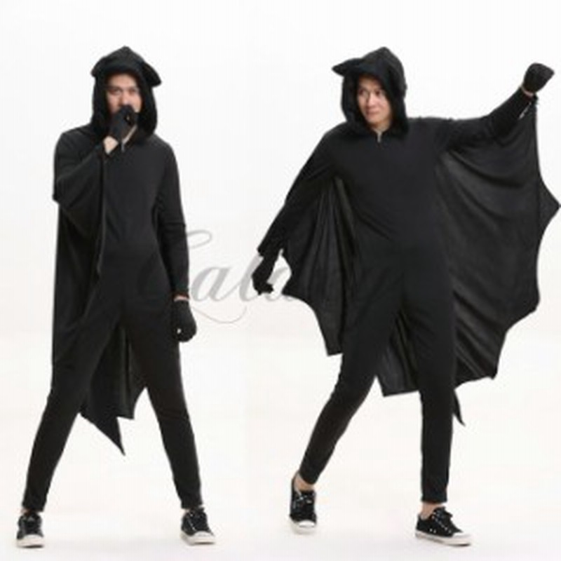 ハロウィン バットマン 悪魔 吸血鬼 コウモリ オールインワン 男性用 コスプレ衣装 Ps2656 通販 Lineポイント最大1 0 Get Lineショッピング