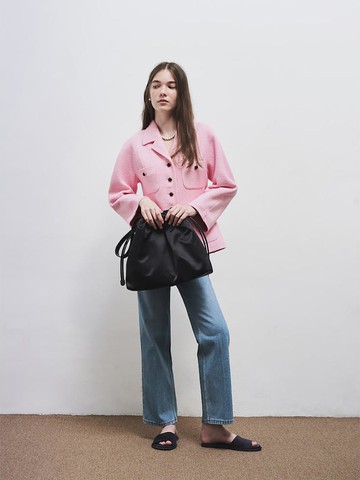 Jeanne Tweed Jacket Pink