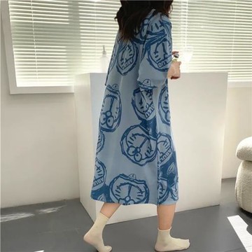 夏天春秋睡裙女家居服全棉短袖睡衣加大加肥大碼寬松學生閨蜜姐妹