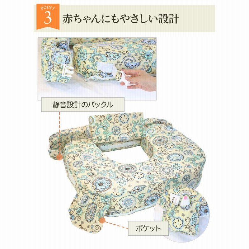 双子用授乳クッション 「赤ちゃんの為に考えられた」産院で推奨