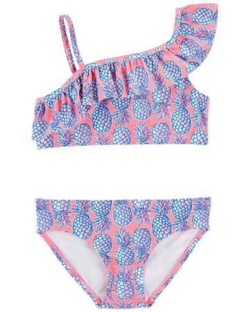 Kid One-Shoulder 2-Piece Swimsuit