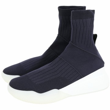 Stella McCartney Loop 彈性針織面料襪套運動鞋(女款/深藍色)