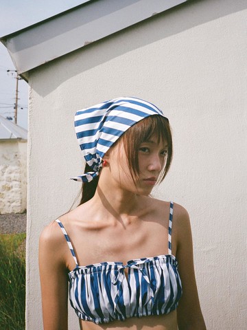 MIRO Bra Top - Blue Stripe