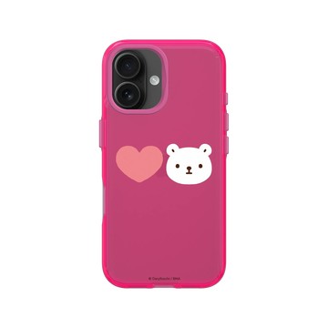 iPhone 16 Clear 粉漾桃 - 白白日記 Darylhochi - ♥白白Bac Bac in LOVE