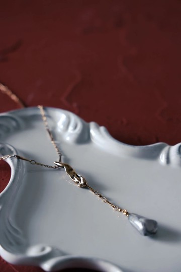 COR-DATE / 水滴暈染短版項鍊