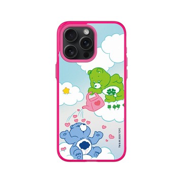 iPhone 15 Pro Max Clear 粉漾桃 - Care Bears - 雨愛灌溉