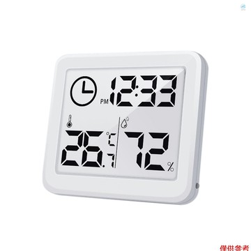 Crtw 帶溫度的室內濕度計溫度計濕度計監視器 -10°C-70°C (14°F-158°F) 和濕度 20%RH-99