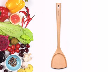 雪芙 原木鍋鏟 XL (山毛櫸 / 楓木)