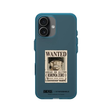 iPhone 17 Clear (相機按鈕) 夜幕藍 - 航海王 One Piece - 懸賞金系列-索隆