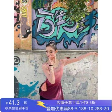 古典舞紗衣身韻舞蹈練功服女演出服表演服藝術藝考上衣
