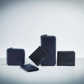 【情人節禮盒包裝/24H出貨】皮夾 男生短夾 9卡夾 雙鈔 牛津系列