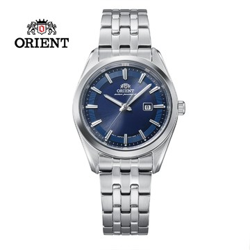 ORIENT 東方錶 DATE 系列 太陽能經典腕錶 鋼帶款 藍色 RA-WG0602L - 32.1 mm