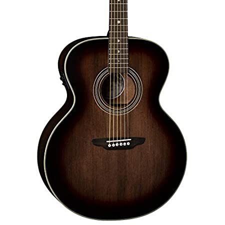 Luna Guitars Art Vintage String Jumbo Acoustic Electric Guitar, Right (AR