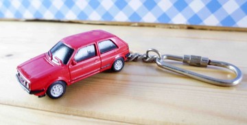 【震撼精品百貨】日本精品百貨-手機吊飾/鎖圈-小汽車系列-鑰匙圈-紅