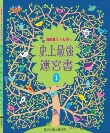 挑戰邏輯專注力和眼力：史上最強迷宮書（1）[二手書_良好]