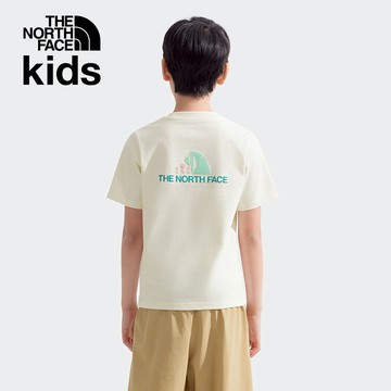 【1/5 快閃價】兒童米白色純棉趣味印花短袖T恤｜8DCSQLI