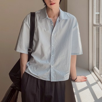 【Metanoia】🇰🇷韓製 素色短袖襯衫