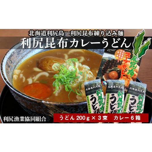 ふるさと納税 北海道 利尻富士町 風味豊か！利尻昆布カレーうどんセット《利尻漁業協同組合》