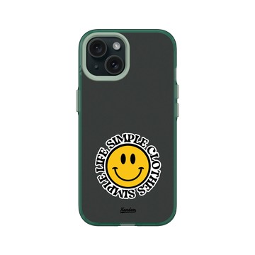 iPhone 15 Clear 憂墨綠 - KID - KANDAN 微笑生活