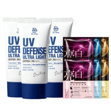 【Dr. May】美博士專業隔離清爽防曬乳SPF50+ PA++++(40ml)/高效防曬乳(海洋友善 戶外防水)SPF50+ PA++++(60ml) ★多規格賣場