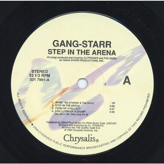 GANG STARR STEP IN THE ARENA (RE) 2xLP UK