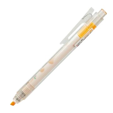 優點UNIPOINT按動螢光筆/725RH/橘