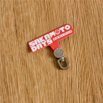 坂本日常LOGO款旋轉手機掛片/夾片