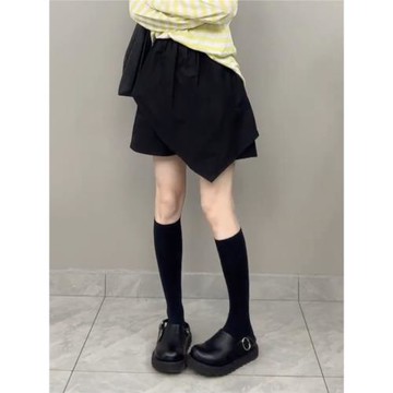 大碼女裝2026年夏季新款胖妹妹MM顯瘦短褲小眾疊層不規則褲裙子潮