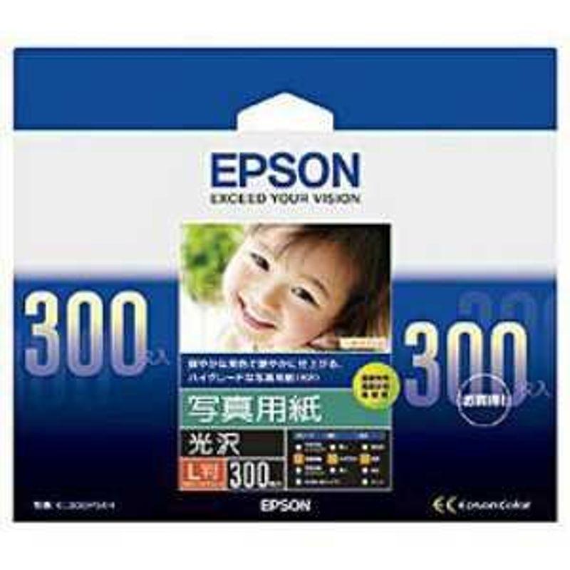 エプソン EPSON 写真用紙光沢 L判 300枚 KL300PSKR