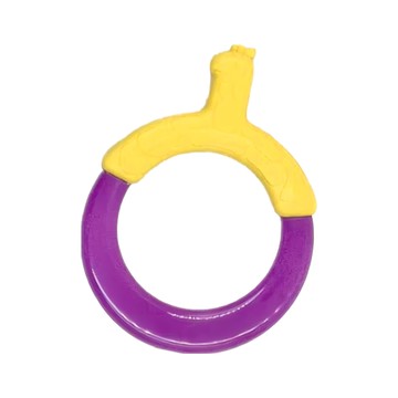 FINE JAPAN 寶寶矽膠乳牙刷，(6個月-2歲適用)，環形固齒器  JW-23000  1入  1支